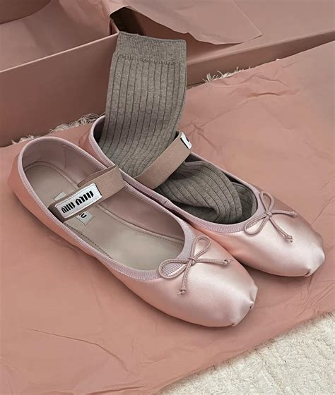 miu miu ballerina flats replica|mini miu ballet dupe.